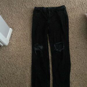 Straight leg High rise jean